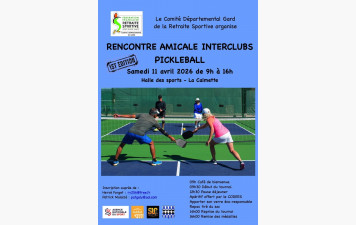 Tournoi interclubs pickleball 2026