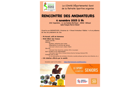 Séminaire des animateurs du Comité Départemental Gard FFRS