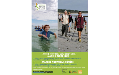 Journée découverte Marche Nordique et Marche Aquatique côtière